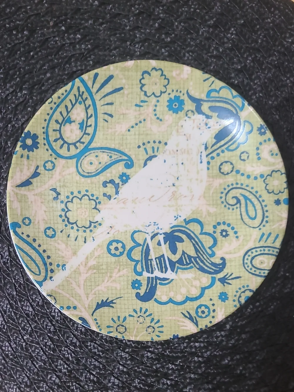 Vintage Pier 1 Imports Porcelaine 8 In. Dessert Salad Bohemian Plates Set of 4